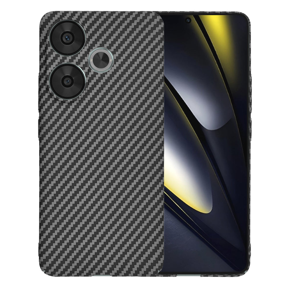 Futrola za Xiaomi Poco F6, Techsuit, Carbonite FiberShell, Crna