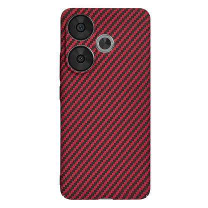 Futrola za Xiaomi Poco F6, Techsuit, Carbonite FiberShell, Crvena