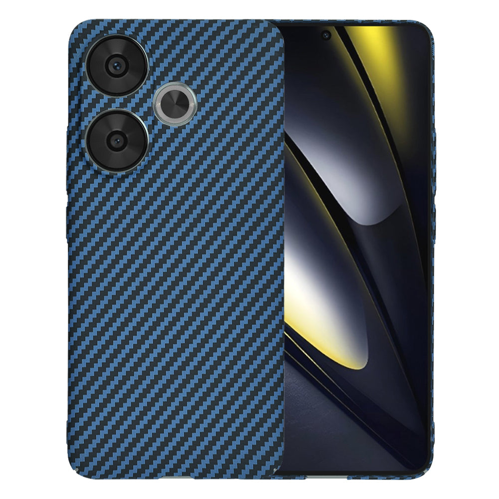 Futrola za Xiaomi Poco F6, Techsuit, Carbonite FiberShell, Tirkizna