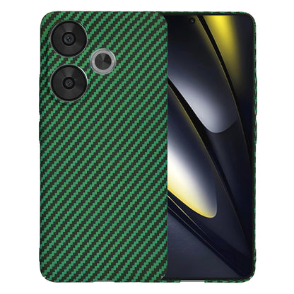 Futrola za Xiaomi Poco F6, Techsuit, Carbonite FiberShell, Zelena