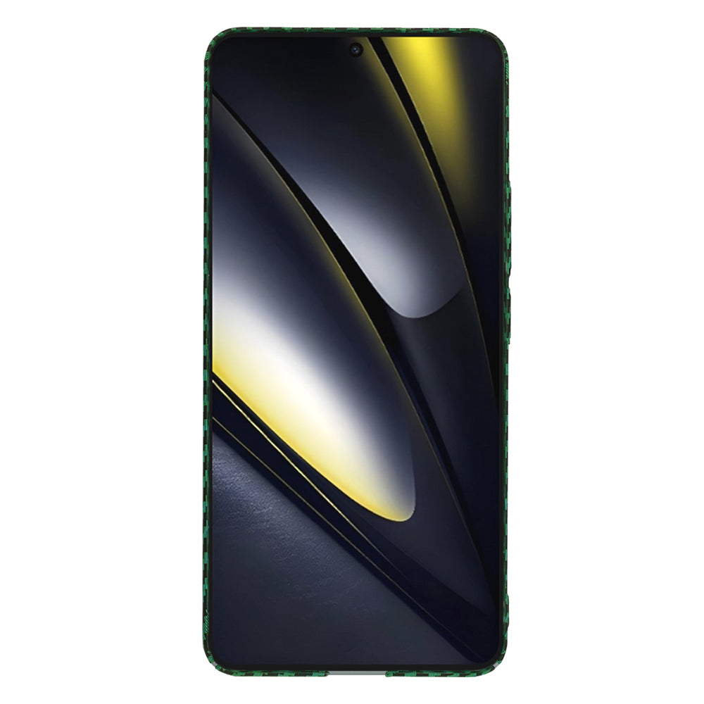 Futrola za Xiaomi Poco F6, Techsuit, Carbonite FiberShell, Zelena