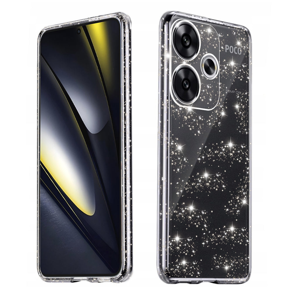 Futrola za Xiaomi Poco F6, Techsuit, SparkleSkin, Providna