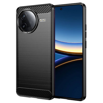 Futrola za Xiaomi Poco F7 Pro, Techsuit, Karbon, Crna