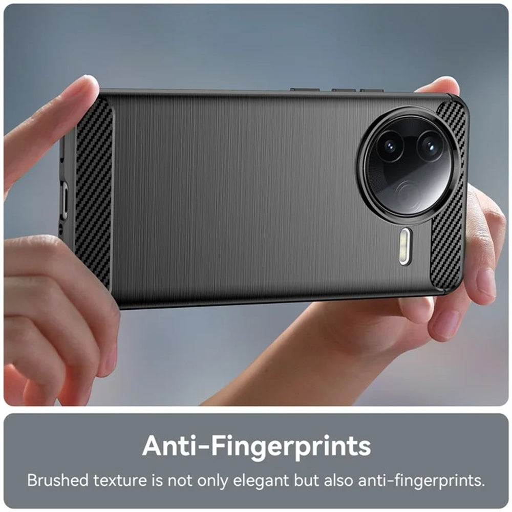 Futrola za Xiaomi Poco F7 Pro, Techsuit, Karbon, Crna