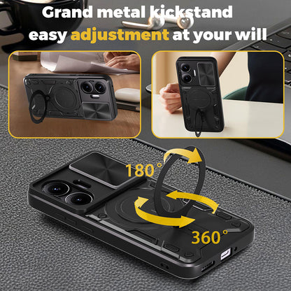 Futrola za Xiaomi Poco F7, Techsuit, CamGuard Pro, Plava