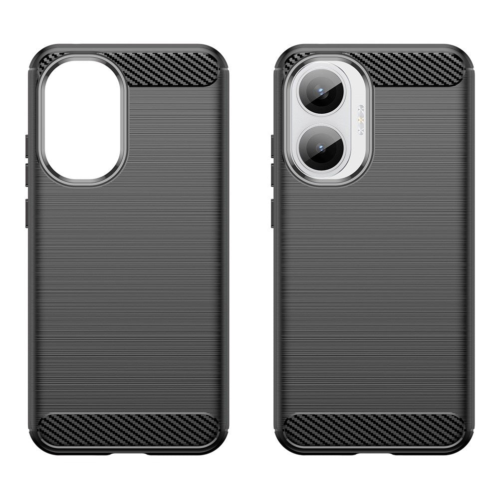 Futrola za Xiaomi Poco F7, Techsuit, Karbon, Crna
