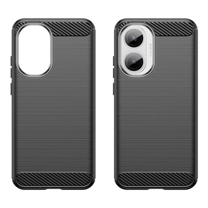Futrola za Xiaomi Poco F7, Techsuit, Karbon, Crna