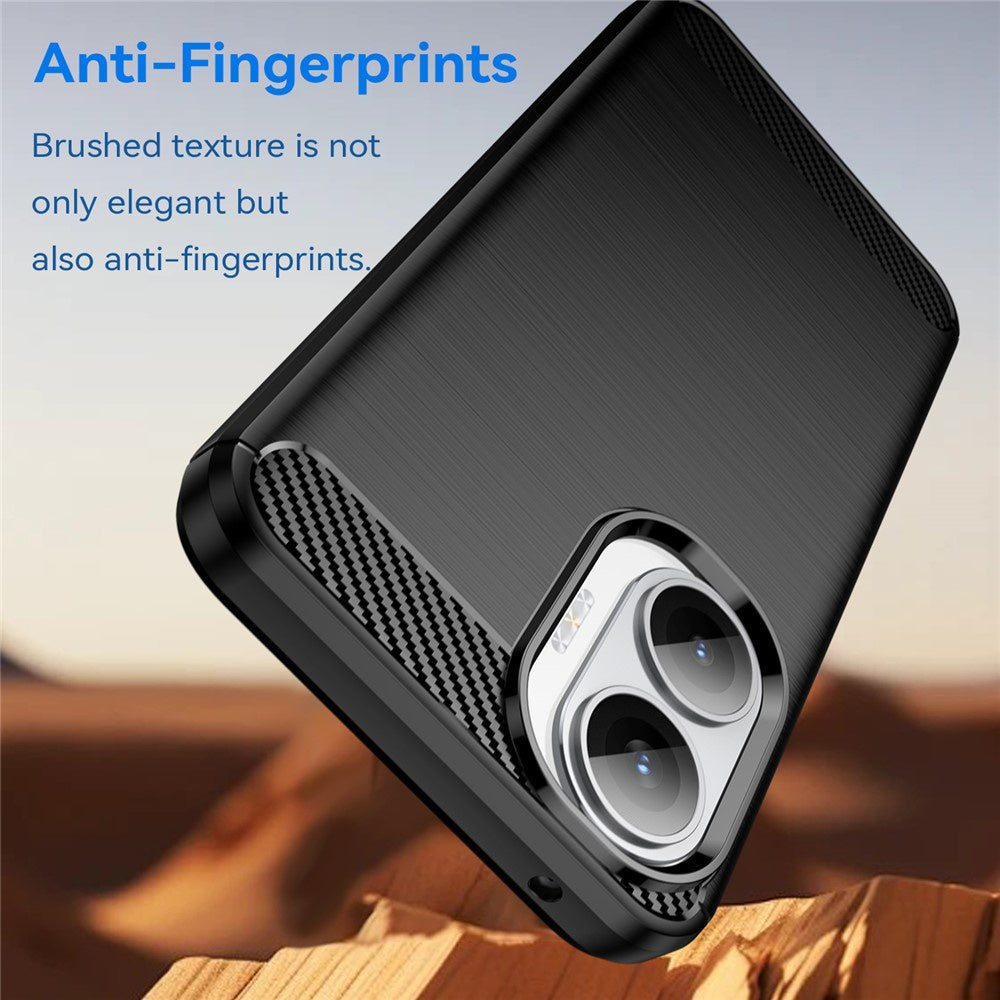 Futrola za Xiaomi Poco F7, Techsuit, Karbon, Crna