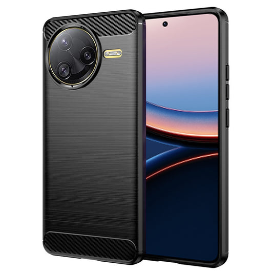 Futrola za Xiaomi Poco F7 Ultra, Techsuit, Karbon, Crna