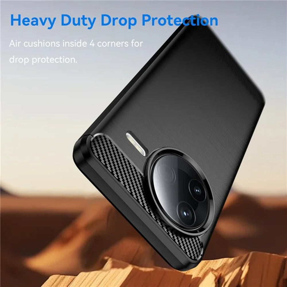 Futrola za Xiaomi Poco F7 Ultra, Techsuit, Karbon, Crna