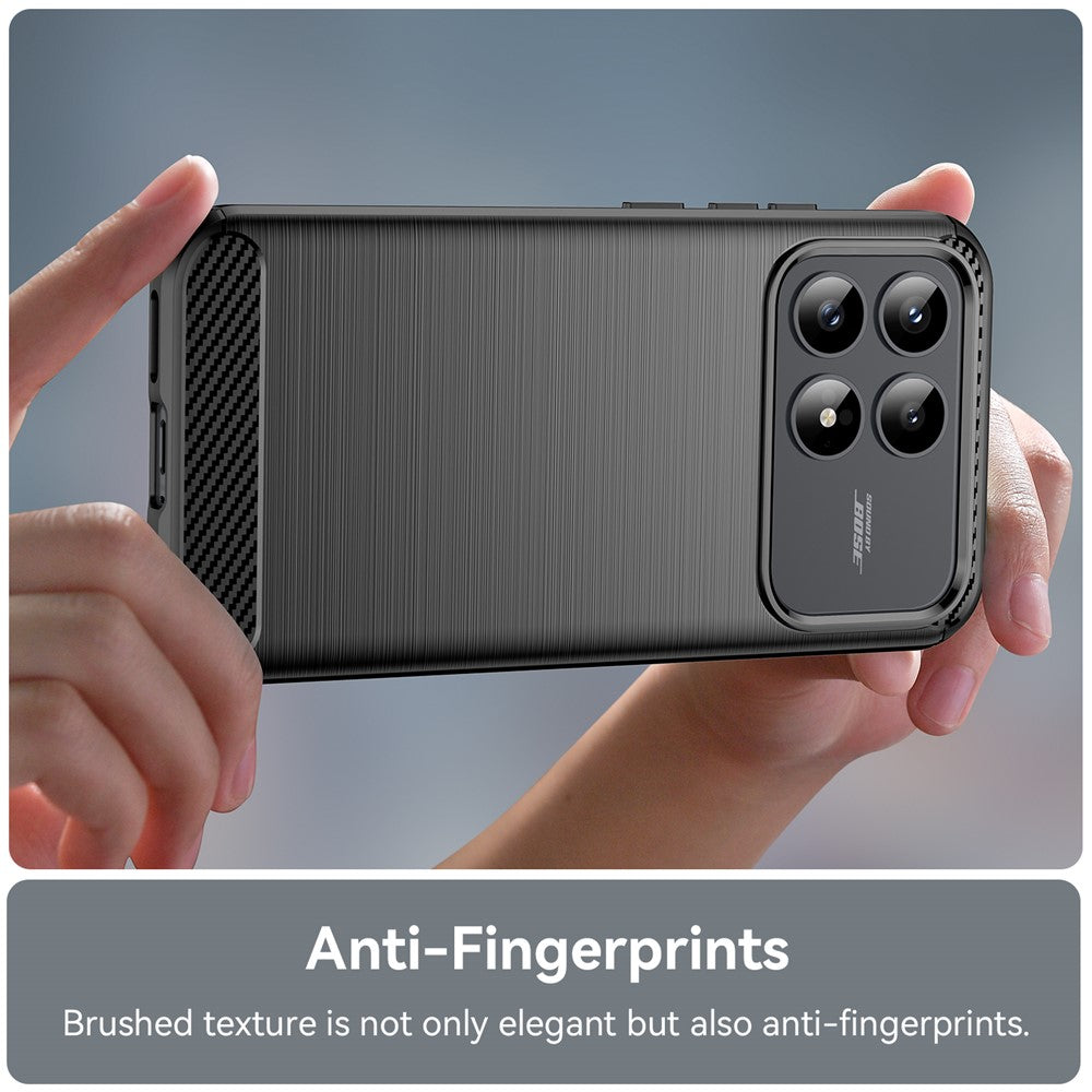 Futrola za Xiaomi Poco F8 Pro, Techsuit, Karbon, Crna