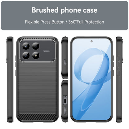 Futrola za Xiaomi Poco F8 Pro, Techsuit, Karbon, Crna