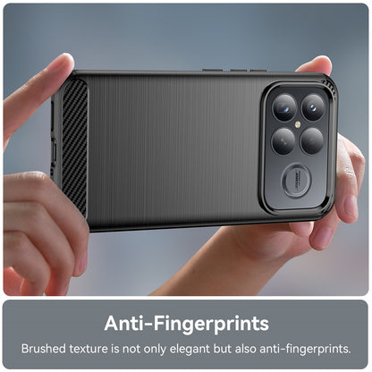 Futrola za Xiaomi Poco F8 Ultra, Techsuit, Karbon, Crna