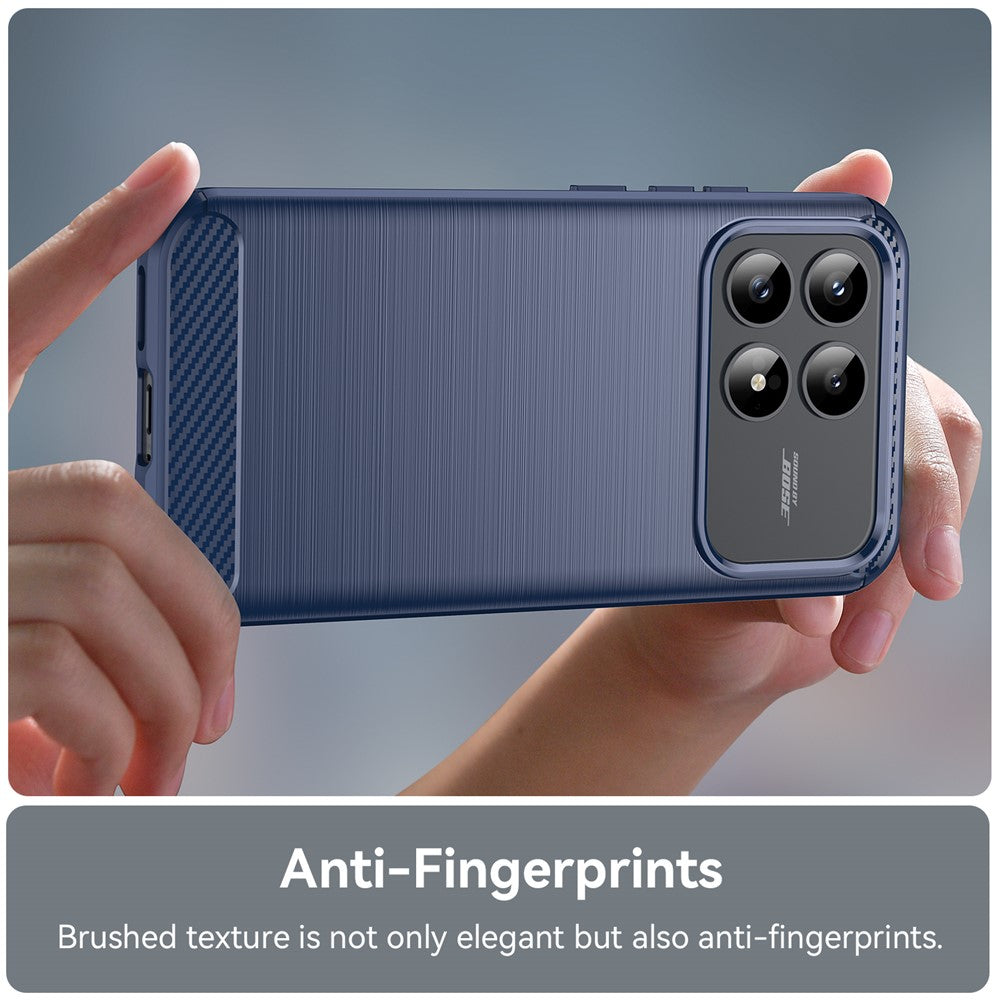 Maska za Xiaomi Poco F9 Pro, Techsuit, Carbon, plava