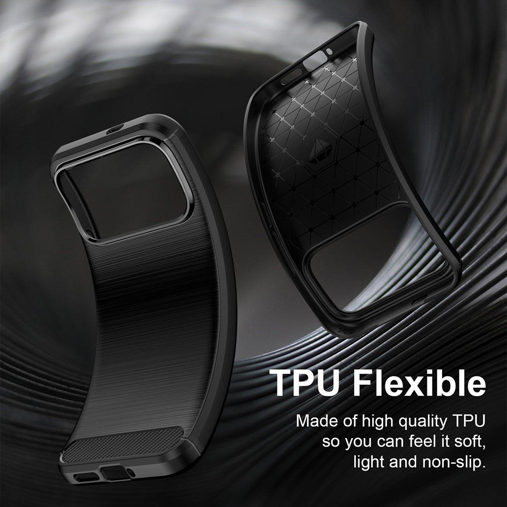 Futrola za Xiaomi Poco F9 Pro, Techsuit, Karbon, Crna