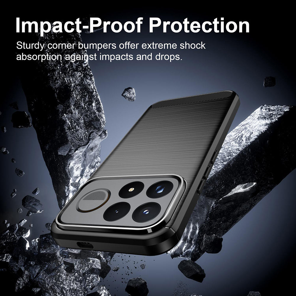 Futrola za Xiaomi Poco F9 Pro, Techsuit, Karbon, Crna