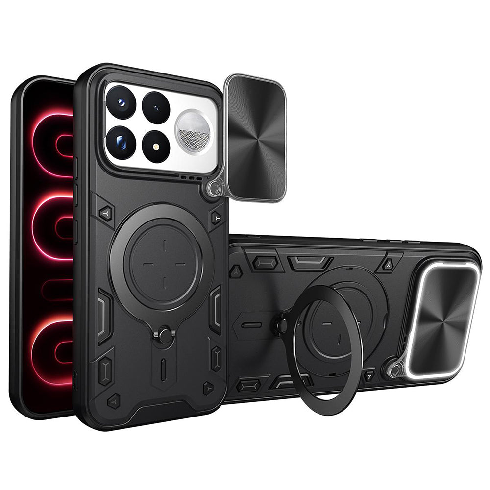 Maska za Xiaomi Poco F9 Ultra, Techsuit, CamGuard Pro, crna