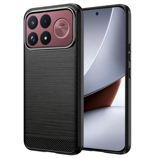 Maska za Xiaomi Poco F9 Ultra, Techsuit, Carbon, crna