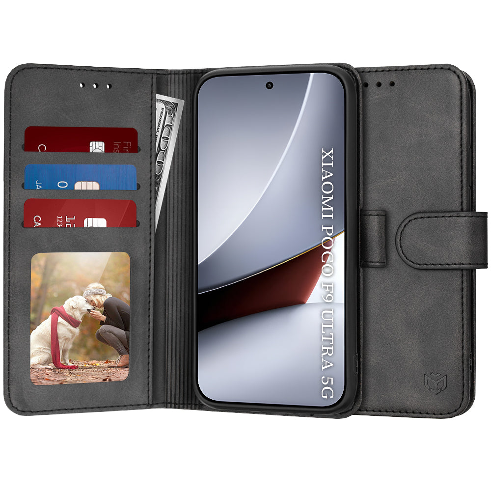 Futrola za Xiaomi Poco F9 Ultra, Techsuit, Diary Book, crna