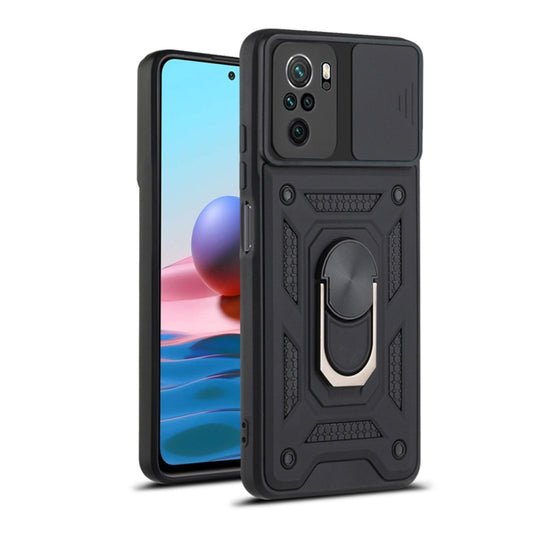 Futrola za Xiaomi Poco M5s / Redmi Note 10S / Note 10, Techsuit, CamShield, Crna