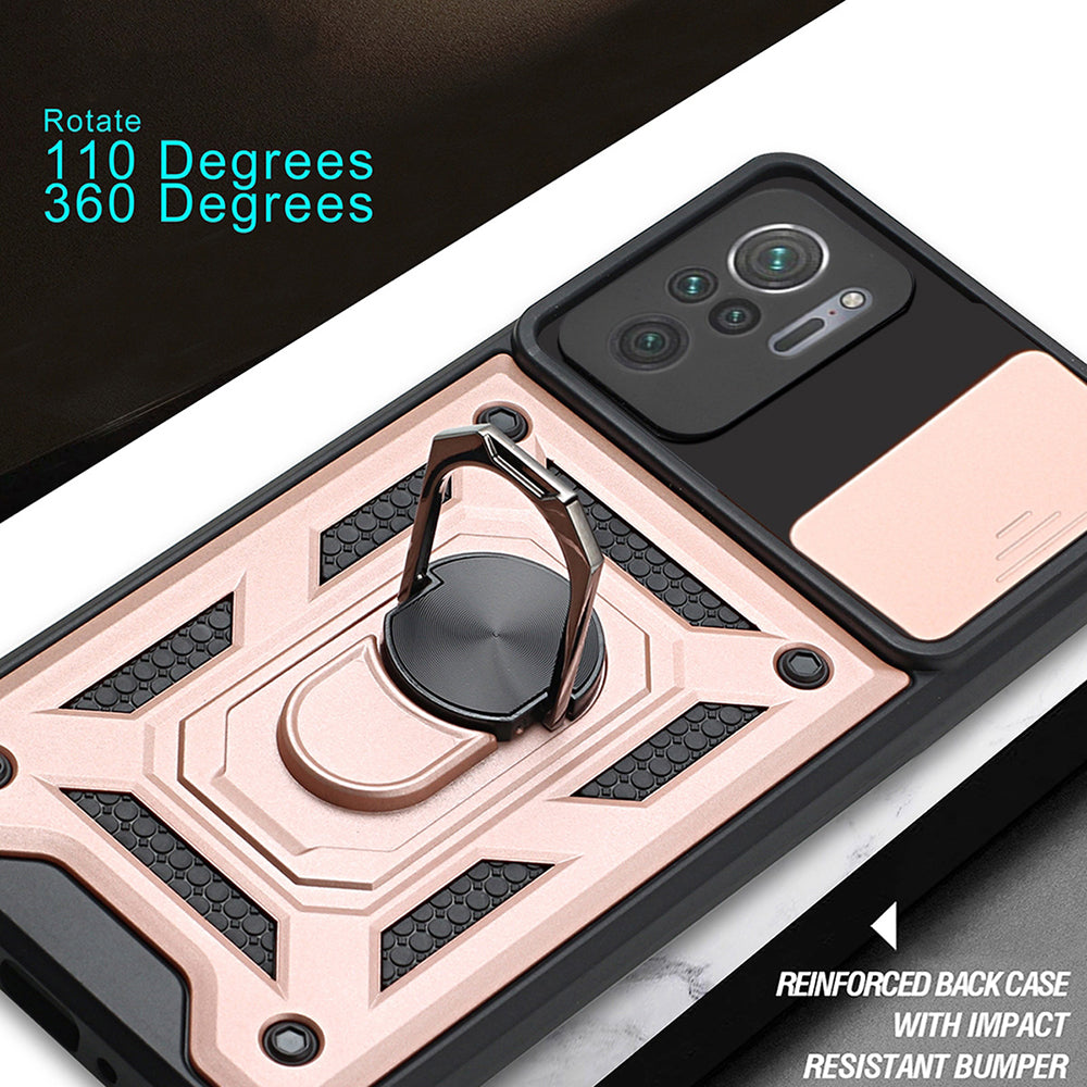 Futrola za Xiaomi Poco M5s / Redmi Note 10S / Note 10, Techsuit, CamShield, Crna