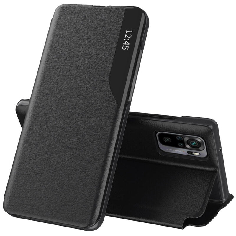 Futrola za Xiaomi Poco M5s / Redmi Note 10S / Note 10, Techsuit, eFold, Crna