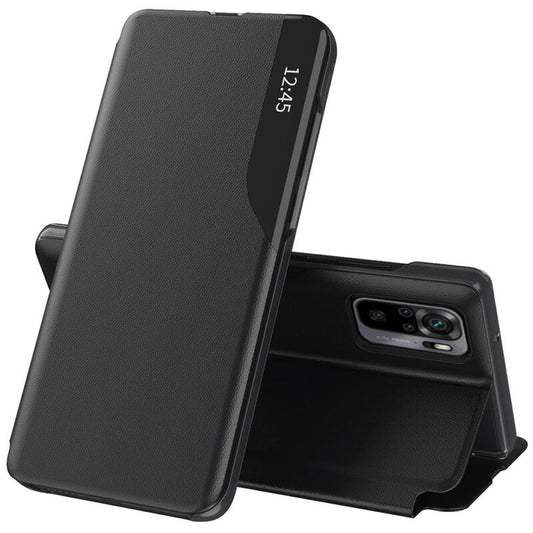Futrola za Xiaomi Poco M5s / Redmi Note 10S / Note 10, Techsuit, eFold, Crna