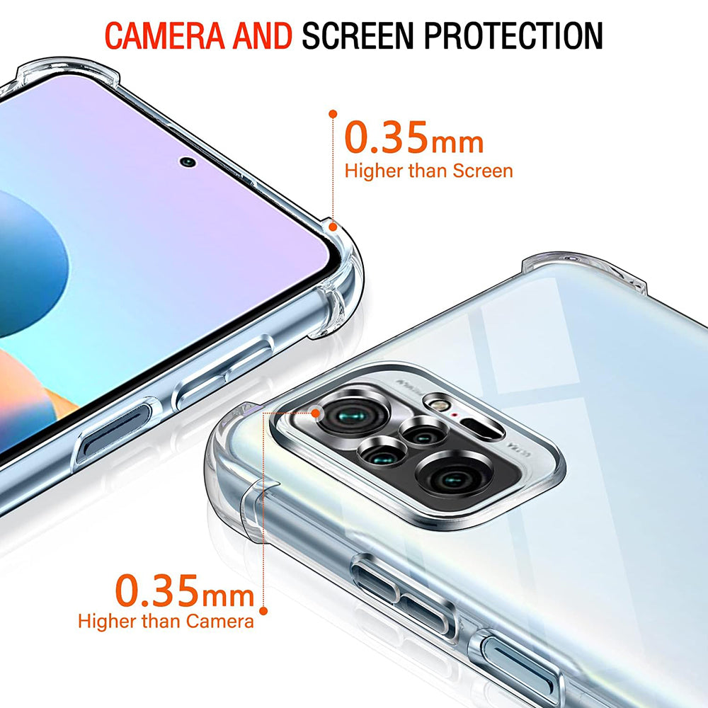 Futrola za Xiaomi Poco M5s / Redmi Note 10S / Note 10, Techsuit, Shockproof Clear, Providna