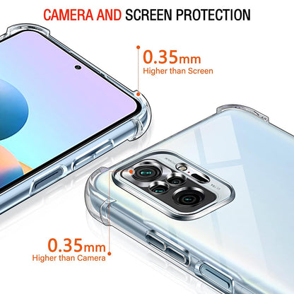 Futrola za Xiaomi Poco M5s / Redmi Note 10S / Note 10, Techsuit, Shockproof Clear, Providna