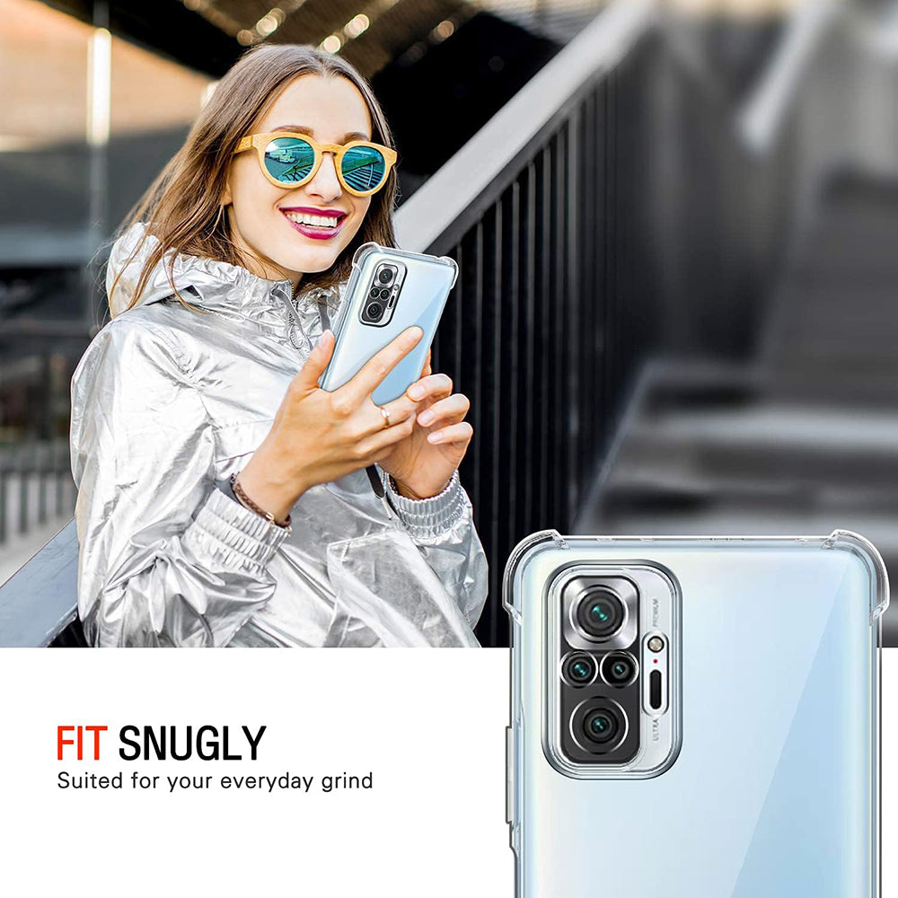 Futrola za Xiaomi Poco M5s / Redmi Note 10S / Note 10, Techsuit, Shockproof Clear, Providna