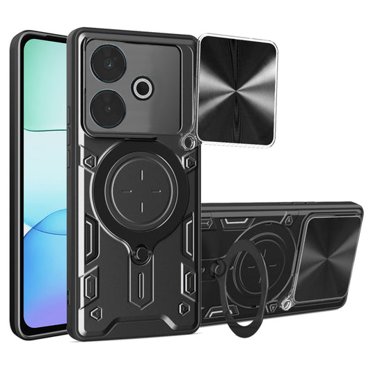 Futrola za Xiaomi Poco M6 4G / Redmi 13, Techsuit, CamGuard Pro, Crna