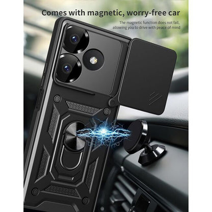 Futrola za Xiaomi Poco M6 4G / Redmi 13, Techsuit, CamShield, Crna
