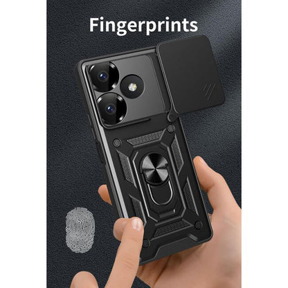 Futrola za Xiaomi Poco M6 4G / Redmi 13, Techsuit, CamShield, Crna