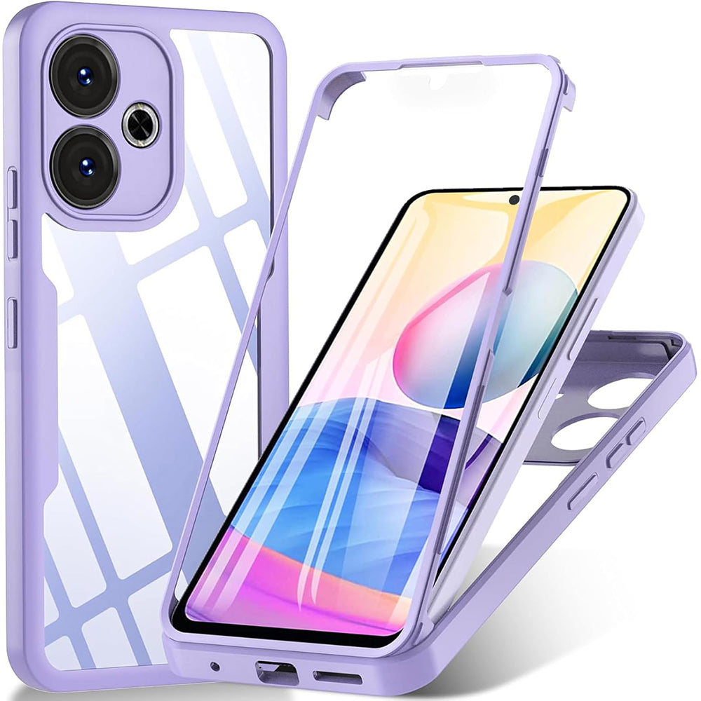 Futrola za Xiaomi Poco M6 4G / Redmi 13, Techsuit, ColorVerse 360, Ljubičasta