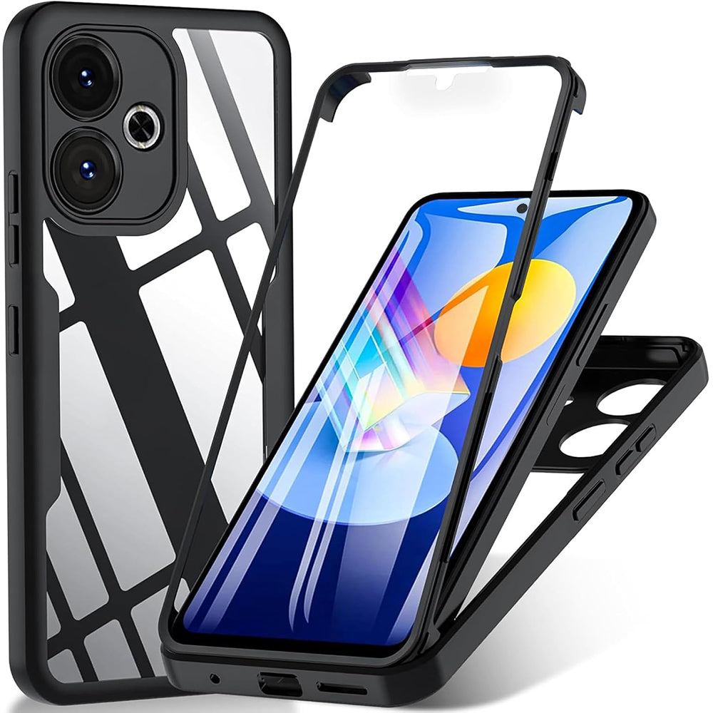 Futrola za Xiaomi Poco M6 4G / Redmi 13, Techsuit, ColorVerse 360, Crna