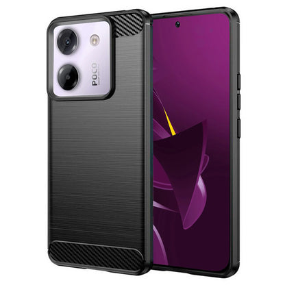 Futrola za Xiaomi Poco M7 Pro 5G, Techsuit, Karbon, Crna