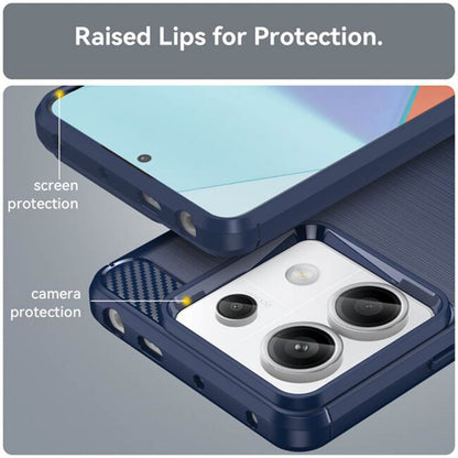 Futrola za Xiaomi Poco M7 Pro 5G, Techsuit, Karbon, Crna
