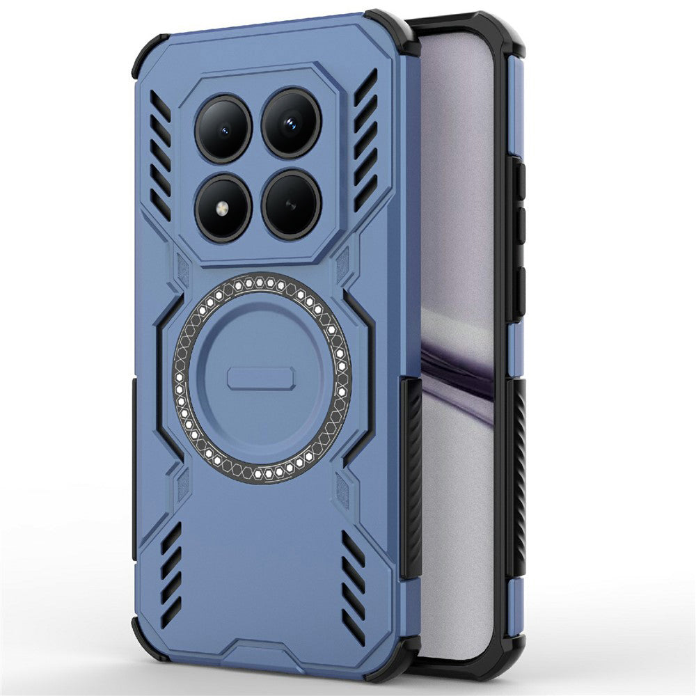 Futrola MagSafe za Xiaomi Poco M8 Pro / Redmi Note 15 Pro+ 5G, Techsuit, ArmorMag, Plava