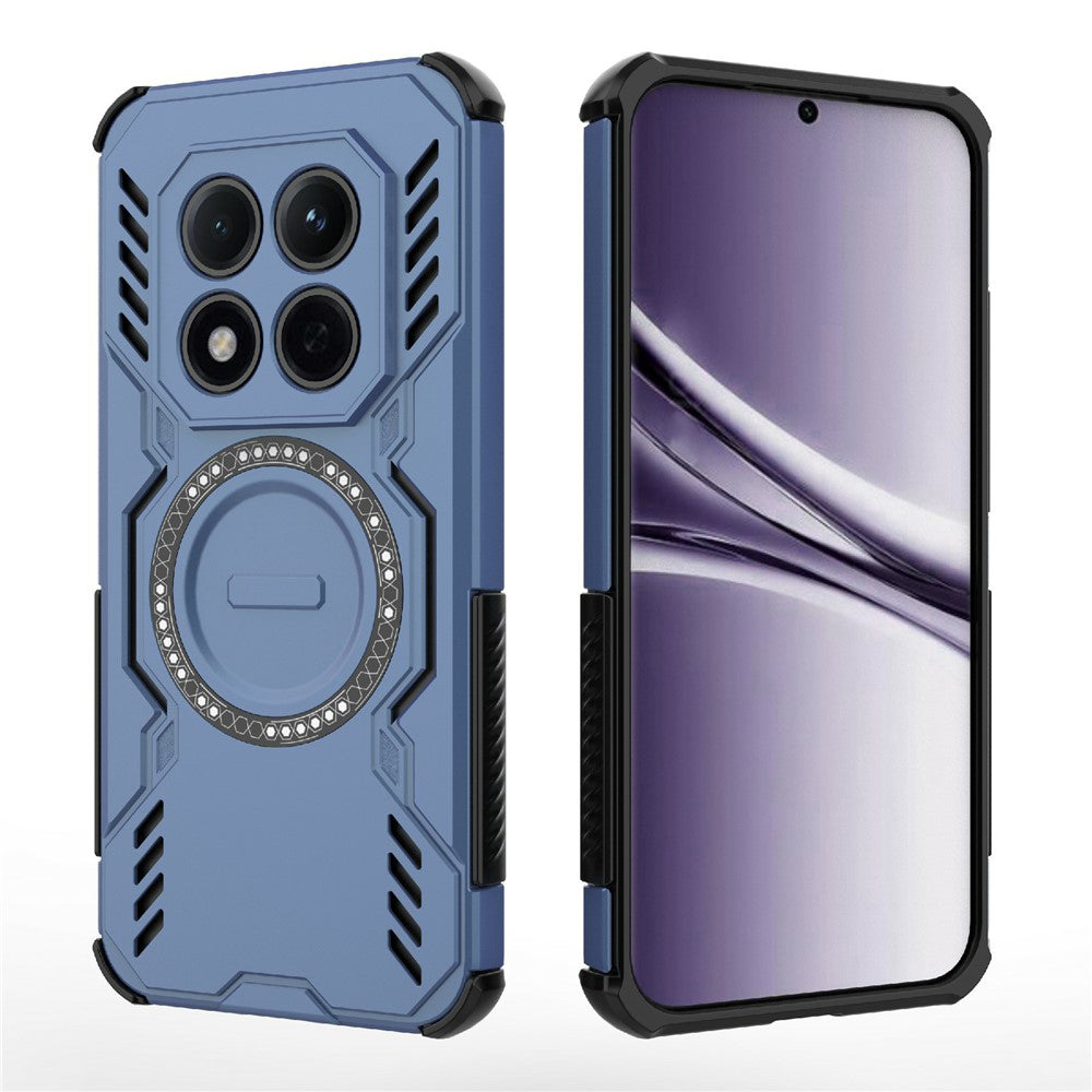 Futrola MagSafe za Xiaomi Poco M8 Pro / Redmi Note 15 Pro+ 5G, Techsuit, ArmorMag, Plava