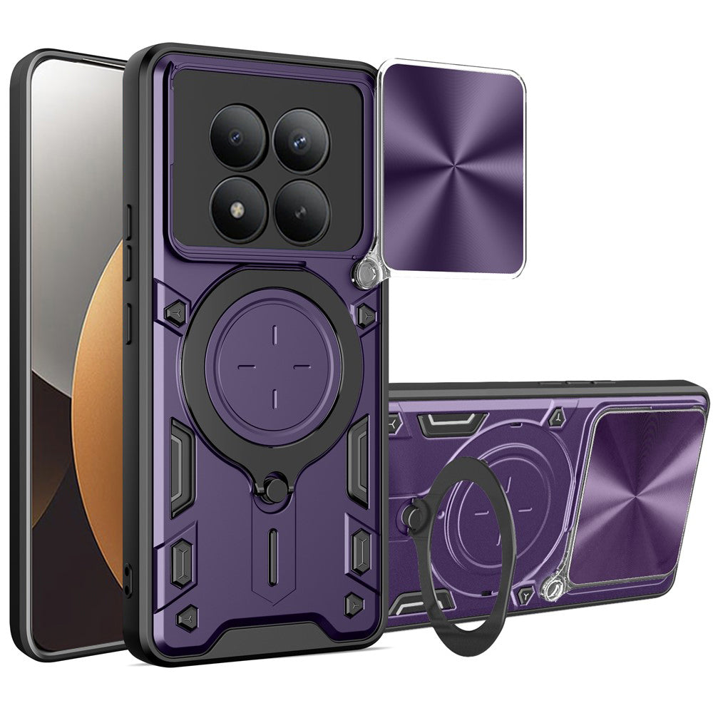 Futrola za Xiaomi Poco M8 Pro / Redmi Note 15 Pro+ 5G, Techsuit, CamGuard Pro, Ljubičasta