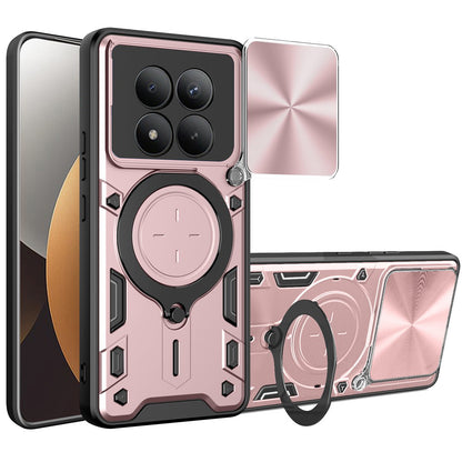 Futrola za Xiaomi Poco M8 Pro / Redmi Note 15 Pro+ 5G, Techsuit, CamGuard Pro, Zlatno Roze