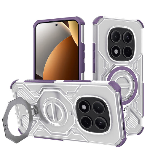 Futrola za Xiaomi Poco M8 Pro / Redmi Note 15 Pro+ 5G, Techsuit, Carbon Shield Pro, Ljubičasta