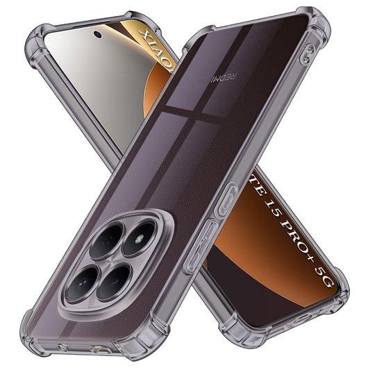 Futrola za Xiaomi Poco M8 Pro / Redmi Note 15 Pro+ 5G, Techsuit, Shockproof Clear, Crna