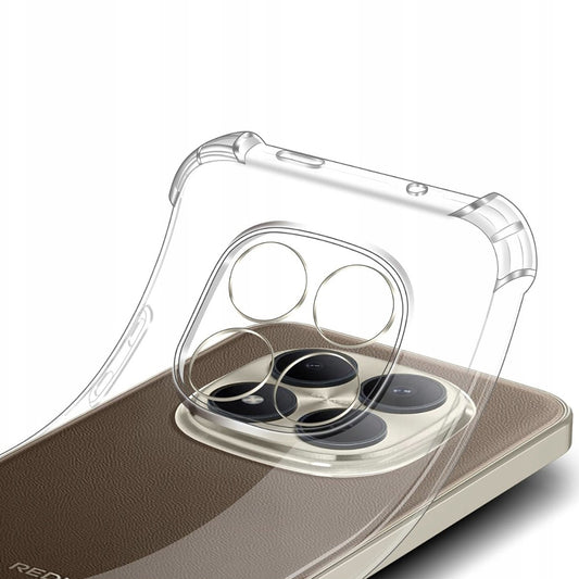 Futrola za Xiaomi Poco M8 Pro / Redmi Note 15 Pro+ 5G, Techsuit, Shockproof Clear, Transparentna