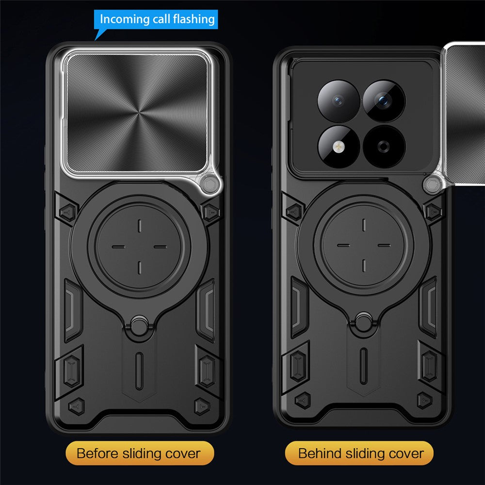 Futrola za Xiaomi Poco M8 / Redmi Note 15 5G / Note 15 4G, Techsuit, CamGuard Pro, Crna