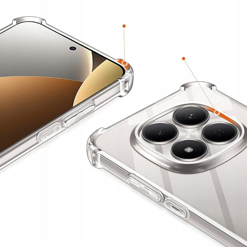 Futrola za Xiaomi Poco M8 / Redmi Note 15 5G / Note 15 4G, Techsuit, Shockproof Clear, Transparentna