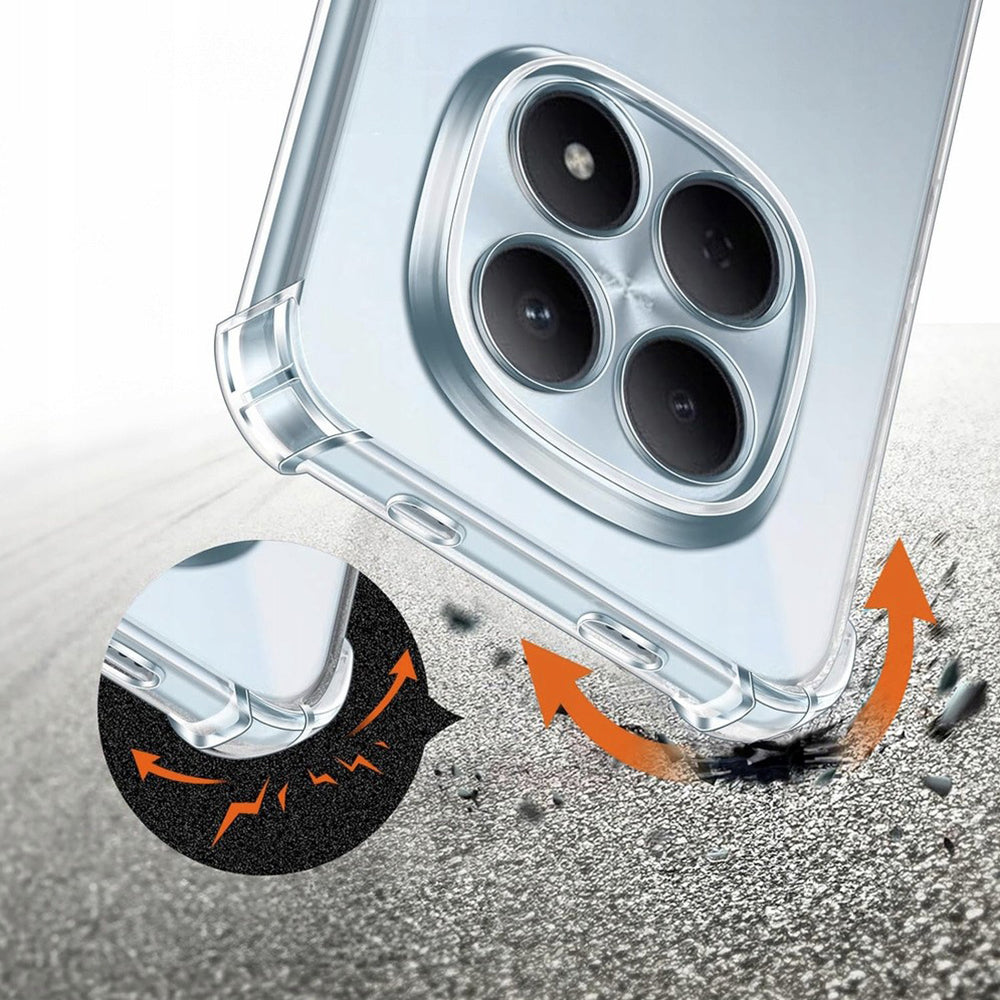 Futrola za Xiaomi Poco M8 / Redmi Note 15 5G / Note 15 4G, Techsuit, Shockproof Clear, Transparentna