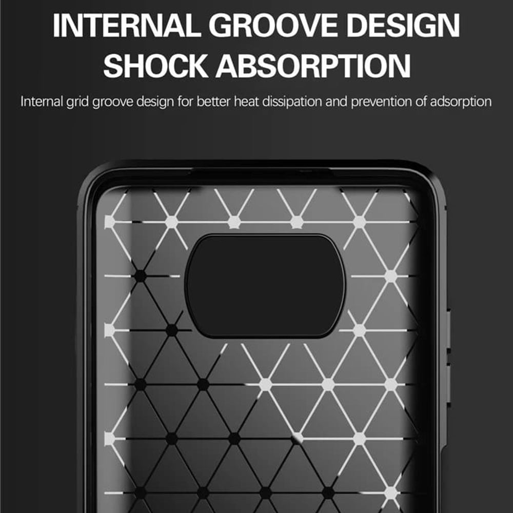 Futrola za Xiaomi Poco X3 Pro / X3 NFC / X3, Techsuit, Karbon, Crna