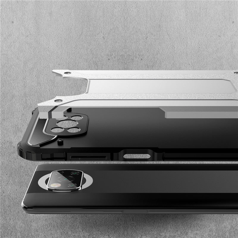 Futrola za Xiaomi Poco X3 Pro / X3 NFC / X3, Techsuit, Hybrid Armor, Crna