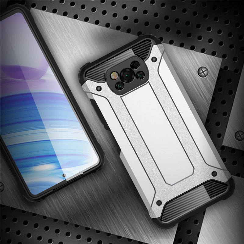 Futrola za Xiaomi Poco X3 Pro / X3 NFC / X3, Techsuit, Hybrid Armor, Crna